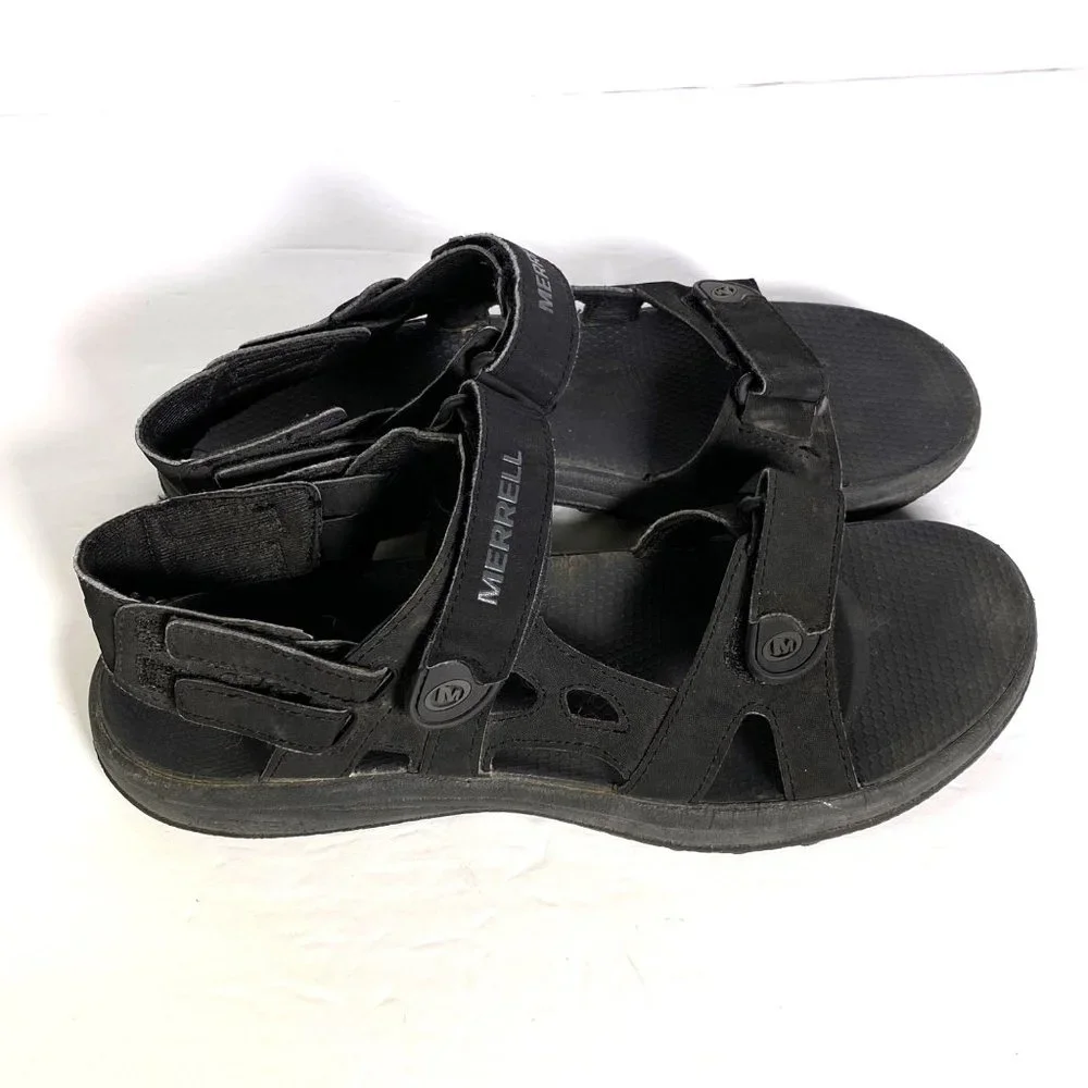 Merrell Hiking Sport Water Sandals Black Granite Men's Size 8